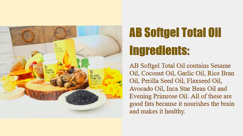 AB Softgel Total Oil – 9 Essential Oils in 1